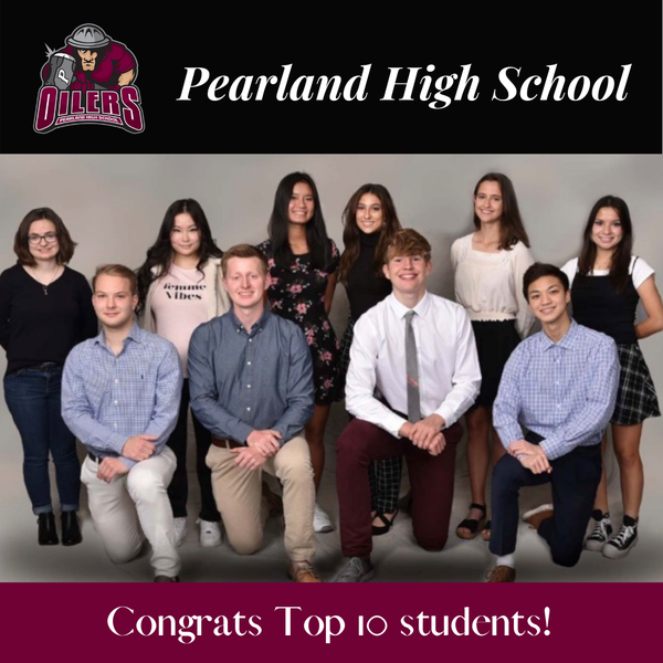 It #39 s GRADUATION WEEK Pearland ISD is proud of their Top 10 stud